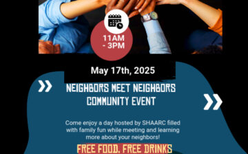 Neighbors meet neighbors community event